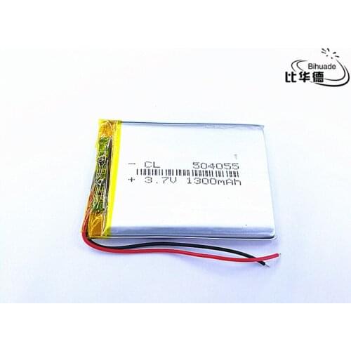 10pcs/lot Liter energy battery 3.7V 1300mAh 504055 Lithium Polymer LiPo Rechargeable Battery li ion cells