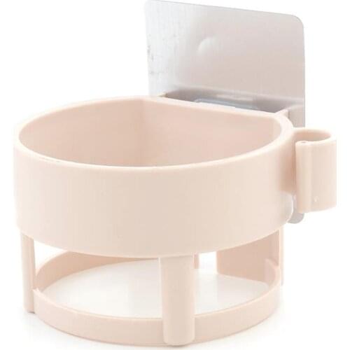 1Pcs ABS Bathroom Shelf Storage Wall-mounted Hair Dryer Holder Rack Organizer Hairdryer Bathroom Accessories