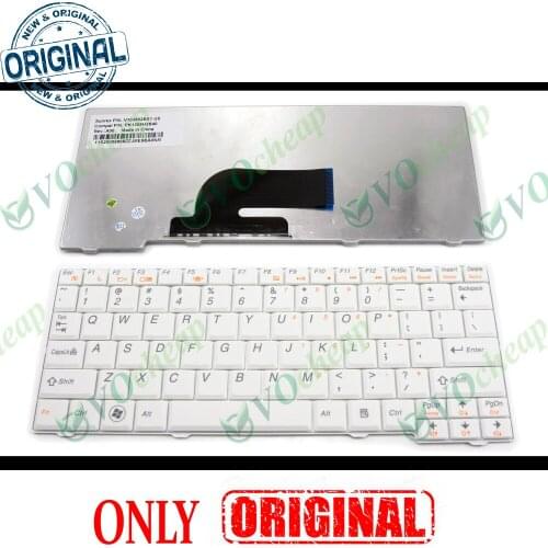 New Notebook laptop keyboard FOR Lenovo IdeaPad S11 S10-2 S10-2C S10-3C White US Version - V103802BS1 US