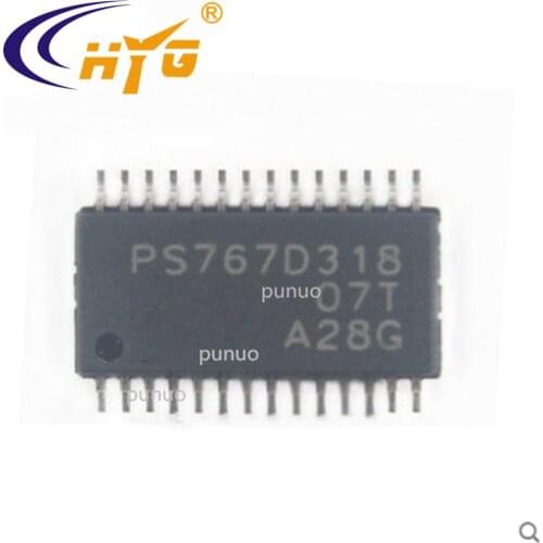 Original Authentic TPS767D318PWPR Encapsulation TSSOP28 DUAL-OUTPUT LOW-DROPOUT VOLTAGE REGULATORS Split-Supply Applications