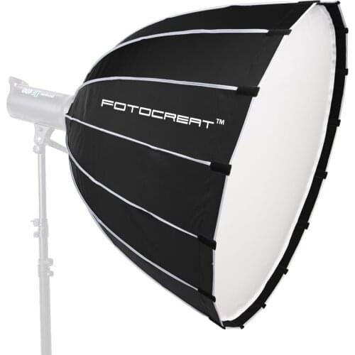 90cm 120cm Speedlite Portable Umbrella Softbox Quickly Fast Installation Deep Parabolic Spring Softbox For Photo Studio Video