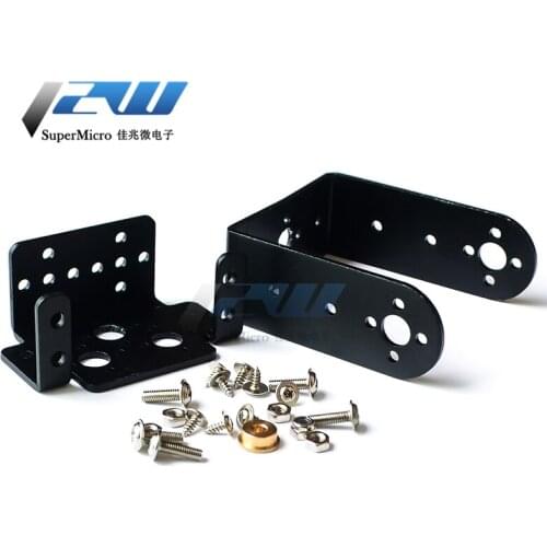 For MG995 996 Steering Gear Pan Tilt Bracket Mechanical Robot Servo Mounting Set