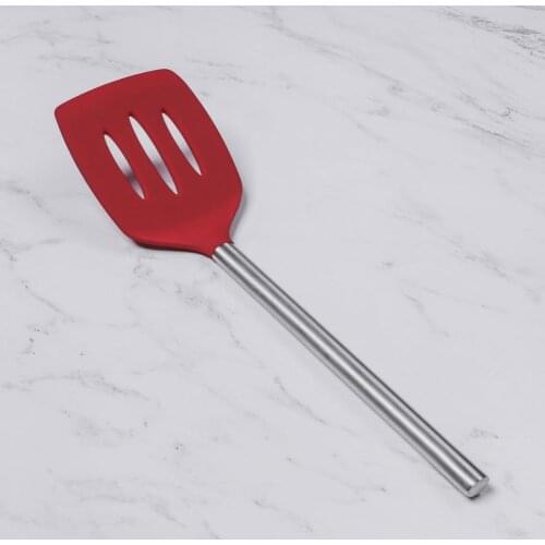 12.6-inch Silicone Turners Gadgets Kitchen Tools Egg Fish Frying Pan Scoop Fried Shovel Spatula Cooking Utensils