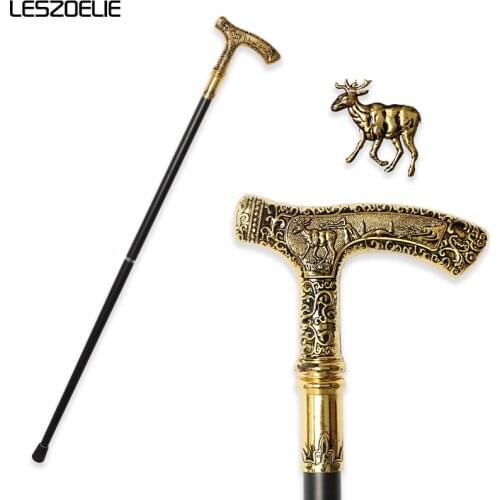 Deer Handle Luxury Walking Stick Canes Men Party Vintage Walking Women Fashion Elegant Walking Stick Decorative Cane