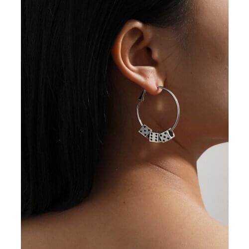 Серьги-кольца UETEEY China At AliExpress