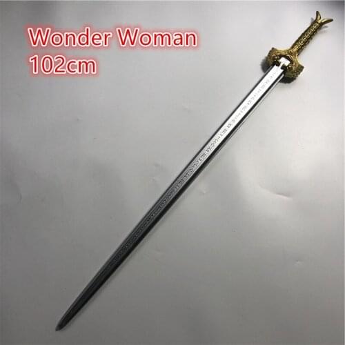1:1 Anime Cosplay Movie Superhero Woman Sword PU Prop Model Toy Halloween Role Playing Weapon Sword Prop 102cm