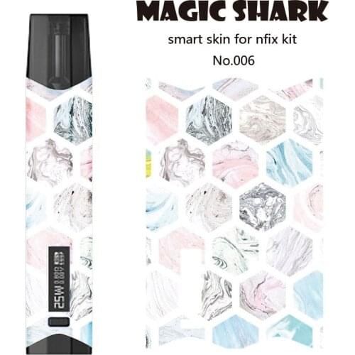 2021 Hot Sale Sticker Film for Smok Nfix Wood Leaf Ventta Skull Devil Case Skin Tape for Smok Nfix Vape Pod No Fade