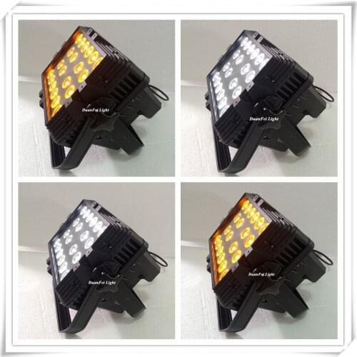 4 pieces+ flightcase 20x15w led dmx wall washer ip65 led wash wall light 5in1 led outdoor wall washer