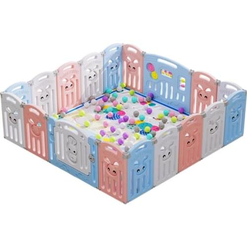 Safe Children Infant Plastic Gaming Fence Baby Playpen Creeping Fence Indoor Playground Corralito Para Bebe Furniture BE50BP