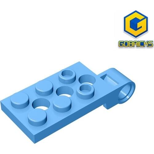 Gobricks GDS-853 Hinge Plate 2 x 4 with Pin Hole and 3 Holes - Top compatible 98286 pieces of childrens toys