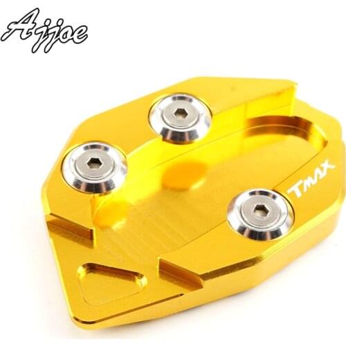 For Yamaha TMAX530 TMAX 530 2013 2014 Motorcycle CNC Aluminum Parking Side Kickstand Stand Extension Base Plate