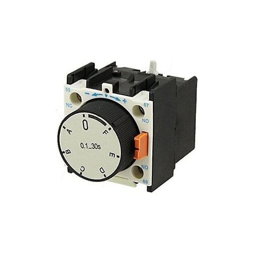 LA3-R2 660V Ui 10A Ith 1NO 1NC Time Delay Relay Auxiliary Contact Block 0.1-30s