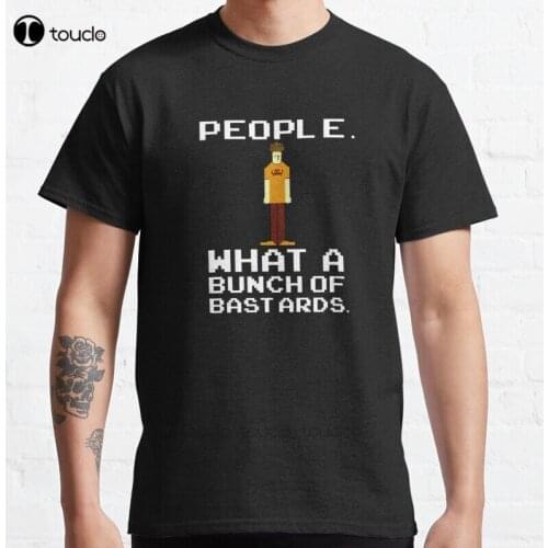 New People What A Bunch Of Bastards - Roy It Crowd Classic T-Shirt Cotton Men Tee Shirt