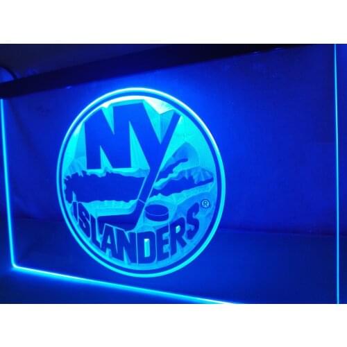 LD094- NY Islanders LED Neon Light Sign home decor crafts