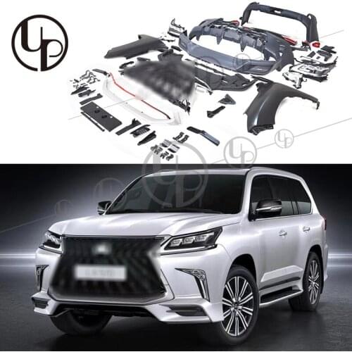 LX570 old to new body kit for 2013y LX570 upgrade to 2019y new model facelift headlight for LX570