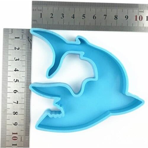 LX9E Fish Shaped Coaster Epoxy Resin Mold Cup Mat Silicone Mould DIY Crafts Home Decortaions Casting Tool