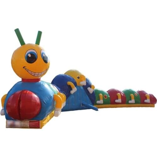 Cartoon inflatable caterpillar competition sport toy,inflatable competitive games YLW-IC0150