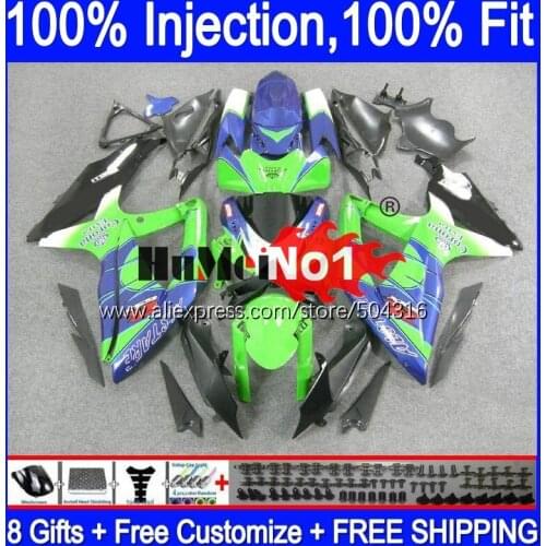 OEM For SUZUKI GSXR-750 GSXR600 GSX-R750 2008 2009 2010 17MC.81 Green SALE GSXR-600 K8 GSXR750 GSXR 600 750 08 09 10 Fairings