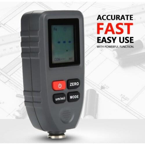 Portable Digital Coating Meter LCD Paint Coating Thickness Meter Auto Tester Measuring Gauge Meter Handheld Coating Meter