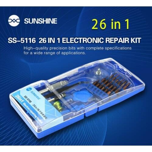 26 in 1 Precision Screwdriver Tool Kit Magnetic Screwdriver Set for iPhone4-X Tablet Macbook Xbox PC Sumsung xiaomi huawei