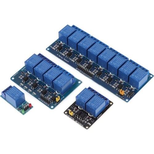 5v 12v 1 2 4 6 8 channel relay module with optocoupler Relay Output 1 2 4 6 8 way relay module for arduino In stock