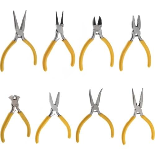 SAUVOO Stainless Steel Multifunction Pliers End Cutting Wire Pliers Hand Tools & Equipment Kit for DIY Jewellery Accessory