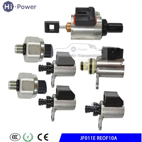 RE0F10A JF011E REOF10A CVT Transmission Valve Solenoids 4+ 2 Switches + 1 Stepper Motor for Dodge caliber Nissan Altima &Sentra