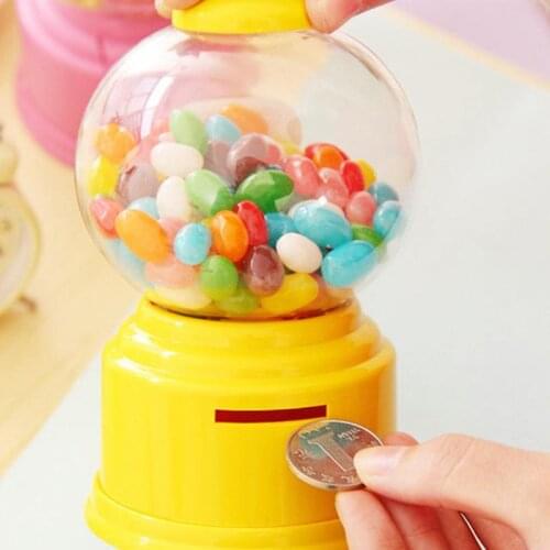 Vending Sweets Candy Machine Creative Bubble Storage Jar Candy Dispenser Kids Coin Bank Children Gift Candy Dispenser Box Bottle