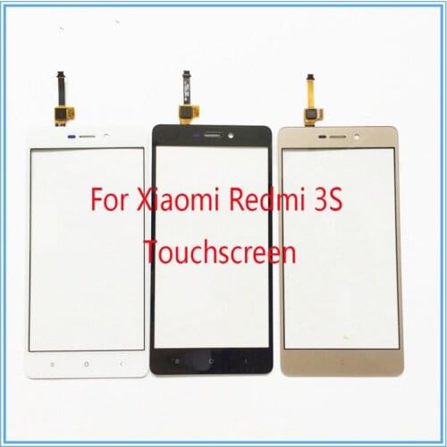 For Hot Redmi 3S Outer Glass Lens with Digitizer Replacement Parts for Xiaomi Redmi 3S 3 S Touch screen Front Glass Cover