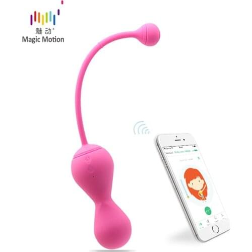 Magic Motion Kegel Master2 Ball Wireless APP Remote Control Vibrator Smart Ben Wa Vagina Ball Tighten Training Sex Toy for Woman