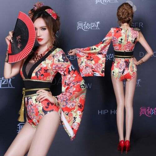 Adult Special Offer Direct Selling Sexy Nightclub Ds Costume The Kimono Cosplay For Women Dress