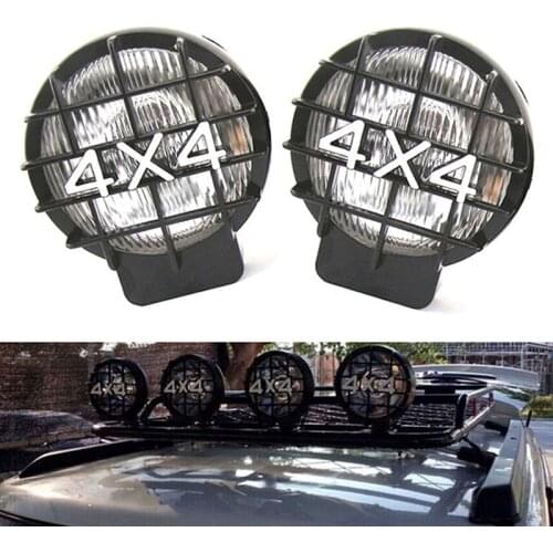 1X 5.5" 4X4 Round Off Road White Driving Halogen ATV Fog Light Lamp Spotlight