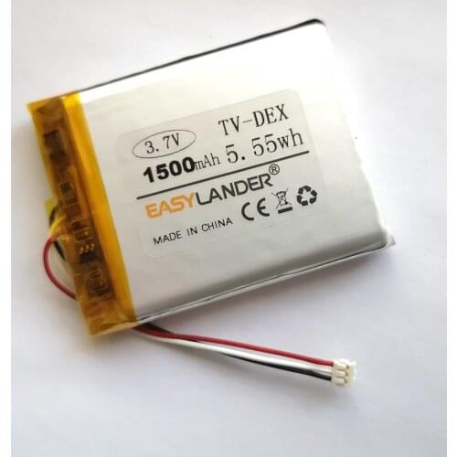 3.7V 1500mAh Lithium Polymer Rechargeable battery For WIDEX TV-DEX model:TV-CONTROLLER