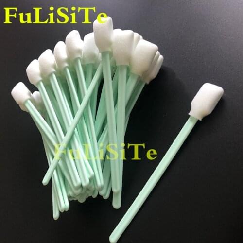 50pc Solvent Foam Tipped Cleaning Swab indoor outdoor Roland Mimaki Mutoh Large Format Inkjet Printer E-pson printhead cleaning