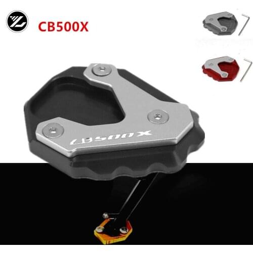 Side Stand Moto Bike Kickstand Non-slip Plate Side Enlarge Extension Support Foot Pad Base for Honda CB500X CB-500-X 2019 2020