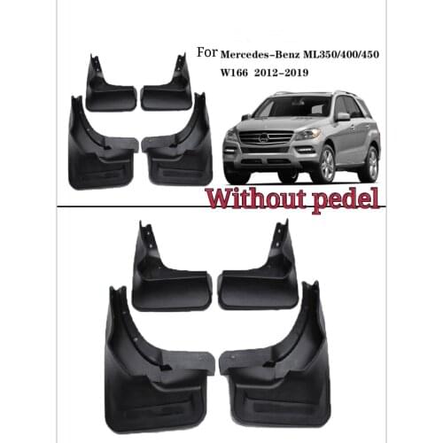 Automobile Mudguard For Mercedes-Benz ML-Class ML350 ML400 ML450 W166 W164 2007-2016 Mudguard Anti-splash Mudguard Anti-fouling