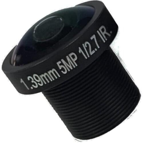 CCTV Camera 1.39mm Lens 5.0 MegaPixel Fisheye 180 Degree MTV M12 x 0.5 Mount Infrared Night Vision Lens For CCTV Camera