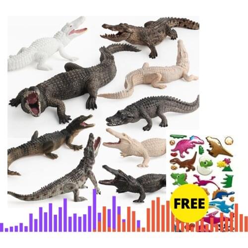 Original Giant crocodile Genuine Wild Savage Reptiles Crocodile Action Figures Animals Collection Educational Toys For Kids gift