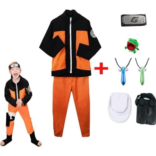 Kakaxi Cosplay Costumes Anime kakaxi Outfit For Boy Show Suits Japanese Cartoon Costumes kakaxi Coat Top Pants Kids