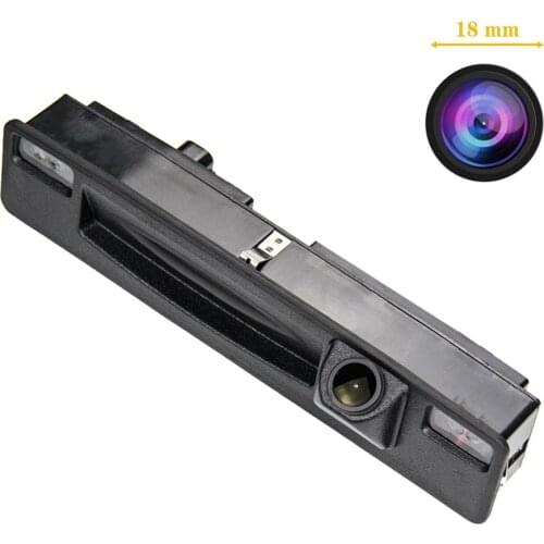 Misayaee HD 1280x720P Car Rear View Trurk Handle Backup Camera for Ford Sync2 y Sync3 Escort Ford Focus 3 Ecoboost 2015-2018