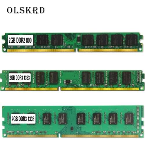 Olskrd PC Memory RAM Memoria Module Computer Desktop 1GB 2GB PC2 DDR2 4GB DDR3 8GB 667MHZ 800MHZ 1333MHZ 1600MHZ 8GB 1600
