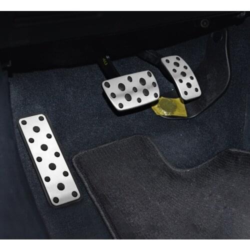 Stainless Steel Car Foot Fuel Brake Clucth Pedal Cover For Subaru Outback 2014 - 2021 Legacy 2015 - 2021 2019 2020 Accessories