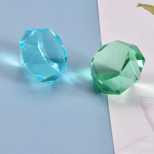 Diamond Shaped Gem Necklace Pendant Casting Silicone Mould DIY Crafts Jewelry Making Tool Crystal Epoxy Resin Mold