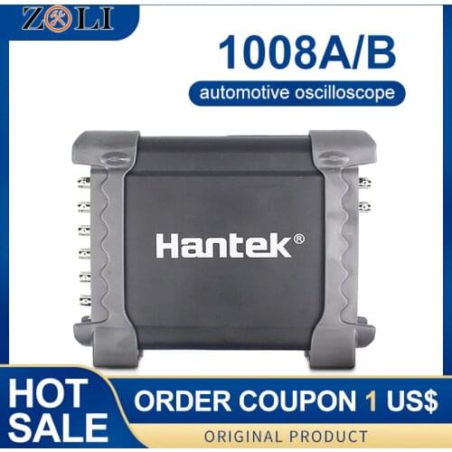 Hantek 1008A/1008B 8 Channels Programmable Generator 1008A/B Automotive Oscilloscope Digital Multime PC Storage Osciloscopio US