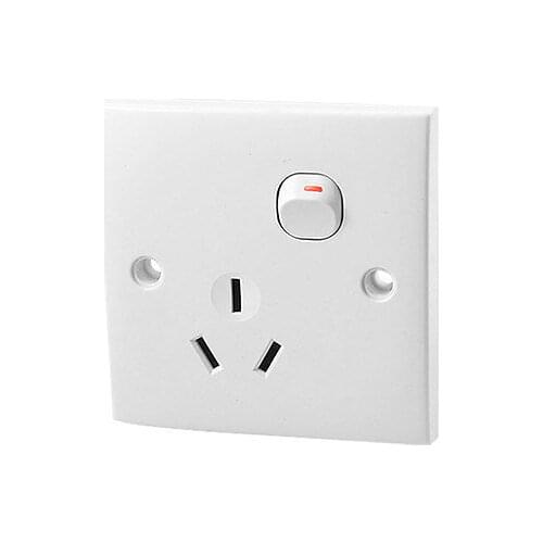 Hot selling AU Outlet Socket Switch Wall Plate New AC 250V 16A AU Plug