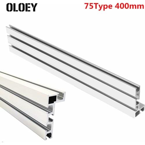 75 Type Profile Fence T Track T Slot Sliding Bracket Miter Track Fence Connector Gauge DIY Woodworking Tools Table Saw Router