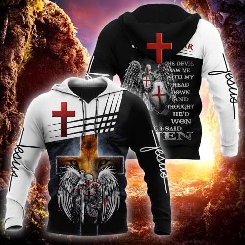 God Christian Jesus 3D All Over Printed Hoodie For Men/Women Harajuku Fashion Retro hooded Sweatshirt Casual Jacket Pullover W43