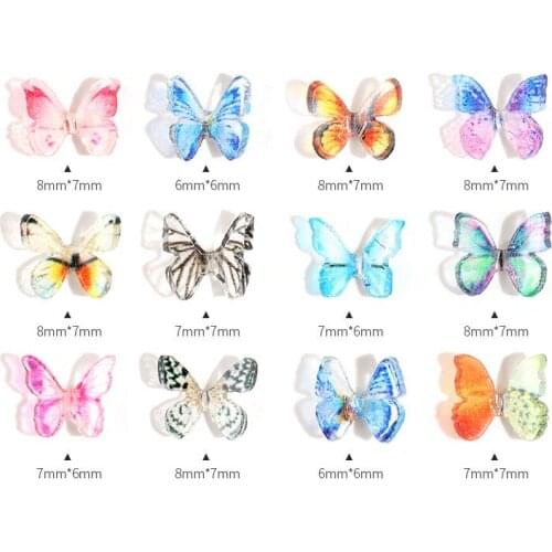 Nail Artthree-dimensional 3D Butterfly Nail Rhinestone Jewelry Nail Art Decorations Glitters DIY Nails Jewelry Supplies Tools