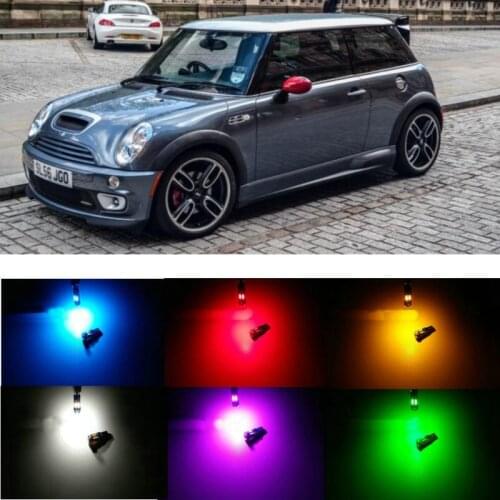 20pc/lot canbus t5 Dashboard LED Light Bulbs For mini cooper R50 R53 R56 Clubman F55 F56 F54 Convertible Countryman