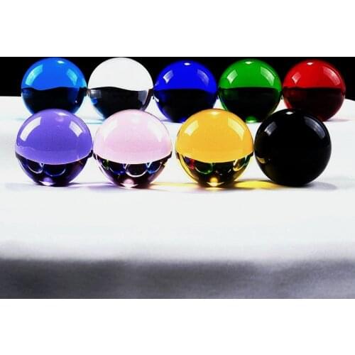 40mm Colorful Crystal Glass ball Magic Sphere Globe Photography Decoration Ball Crystal Craft Gift